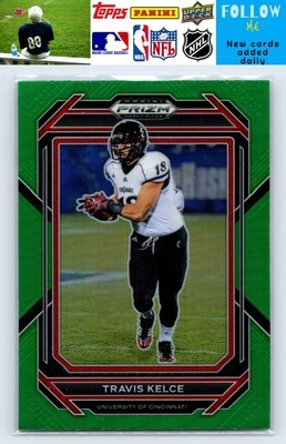 2023 Panini Prizm Draft Picks #95 Travis Kelce Prizms Green - Image 1 of 2