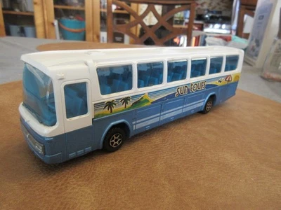 1:55 Majorette Mercedes Bus Sun Tours 3000 Series Made In France NO BOX RARE! - Image 1 of 4