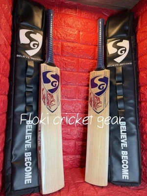 Taco de críquete SG inglês Willow SH pré-batido pronto para jogar edição KLR 1 - Imagem 1 de 4