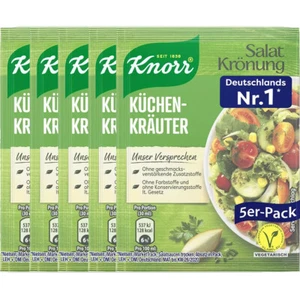 Knorr Salatkrönung Küchen Kräuter klares Dressing 5x 8g 5er 5er Pack - Bild 1 von 1