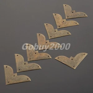 Decorative Antique Jewelry Gift Box Wooden Corner Protector Edge Guard 20pcs HQ - Picture 1 of 10