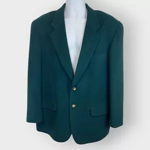VTG Structure Le Collezioni Mens Blazer | XL | Green Cashmere Wool | Preppy Golf - Picture 1 of 17