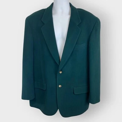 VTG Structure Le Collezioni Mens Blazer | XL | Green Cashmere Wool | Preppy Golf - Image 1 of 4