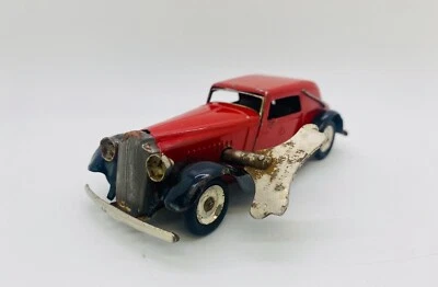 Vintage Triang Minic Vauxhall Tinplate Clockwork Toy Car England - Image 1 of 4