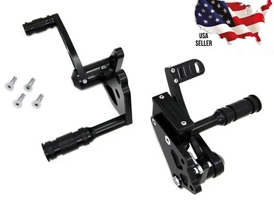 Harley 22-0782 黑色前向控制脚钉 82-94 超级滑翔制动变速器 — 第 1/4 张图片