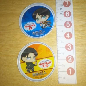 A66944 Attack on Titan / Can coaster / Eren + Levi - Picture 1 of 4