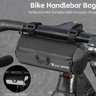 Bicycle Handlebar Bag Front Bag Shoulder Bag Waterproof Bag h Reflective t E4Q8