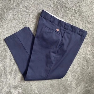 Dickies Mens 874 Original Fit Work Pants  Navy Blue  Size 42x30  NWOT - Picture 1 of 6