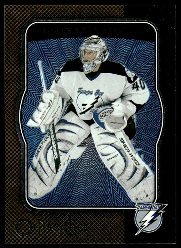 2007-08 O-Pee-Chee Micromotion Johan Holmqvist Tampa Bay Lightning #448 - Image 1 of 2