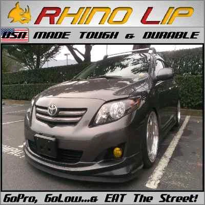 TOYOTA Prius C V MR2 Cupé MR2 Spyder Parachoques Delantero Labio Goma Mentón Divisor Borde Foto 1 de 4