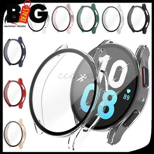 Display Schutzhülle + Glas Case Cover für Samsung Galaxy Watch 4 40 / 44 mm - Zdjęcie 1 z 17