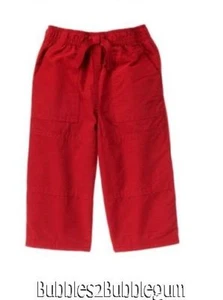 Gymboree Alpine Patrol Red Pants New NWT Boys 10 athletic felt pockets - Picture 1 of 1