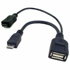 Cable USB A Femelle + USB Femelle OTG vers Micro USB Male Câble Adaptateur