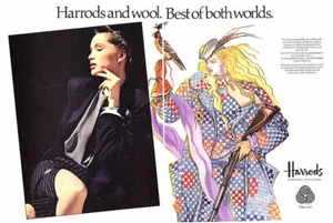 1983 Missoni Antonio López Moda Arte Ilustración 1 página ANUNCIO DE REVISTA - Imagen 1 de 1