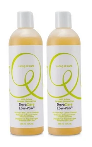 DevaCare Low-Poo No-Fade Mild Lather Cleanser 12 oz Pack of 2 - Picture 1 of 2