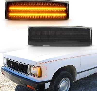 2PCS LED Side Marker Lights For Chevy S10 Blazer GMC Jimmy S15 Oldsmobile Pickup — 第 1/4 张图片