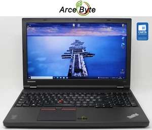 LENOVO THINKPAD W541 2014 15" INTEL CORE i7 RAM 4 GB SSD 128 GB WINDOWS 10 PRO - Imagen 1 de 21