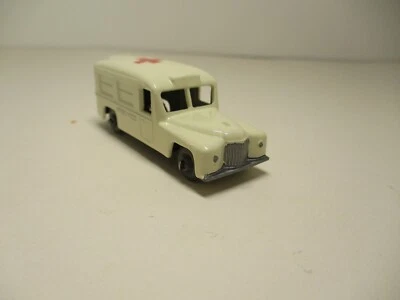 Ambulancia Lesney Matchbox 14B V-2 Daimler RESTAURADA ruedas de metal gris ¡casi como nueva! Foto 1 de 4