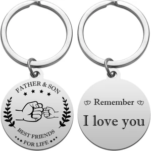 Dad Keychain: Father's Day & Birthday Gift from Daughter/Son - Picture 1 of 12
