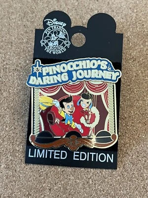 Disney DLR Pin 2003 Pinocchio's Daring Journey LE 1500 Rare 3D - Image 1 of 4