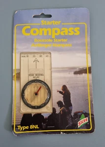 New - Vintage Silva Starter 1-2-3 Compass Type 8NL Hiking Walking Outdoor Sweden - Picture 1 of 6
