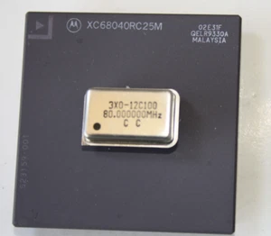 CPU Motorola XC68040RC25M mit 40er Maske und 80 MHz Quarz - Bild 1 von 1
