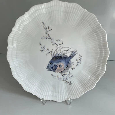 LIMOGES FRANCE Medard de Noblat Nr. 2 SPEISETELLER 26 cm  Fisch Dinner Plate - Bild 1 von 2