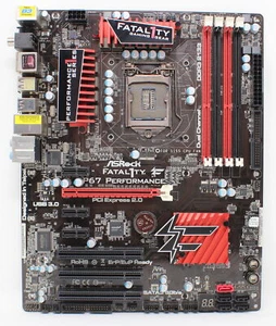 Placa base ASRock Fatal1ty P67 Performance Intel Socket 1155 con defecto (#23137) - Imagen 1 de 4