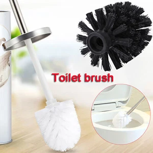 Toilet Bowl Brush Head Screw-On Design Universal Replacement Hard Brush Head - Picture 1 of 12