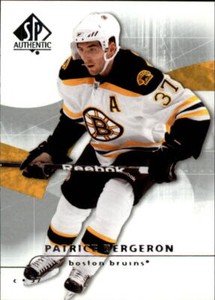 2008-09 SP Authentic #93 Patrice Bergeron - NM-MT