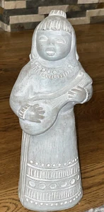 Guitarra mandolina niña alta firmada por Isabel Bloom 1989 12,5"" x 4,5"" J.J. - Imagen 1 de 6