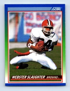 1990 Score Webster Slaughter Cleveland Browns #355 - Picture 1 of 2