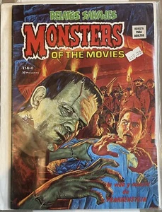 RELATOS SALVAJES - MONSTERS OF THE MOVIES #49 1974 FRANKENSTEIN Cover Spanish - Picture 1 of 1