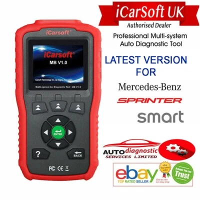 iCarsoft MB V1.0 - Para MERCEDES Ferramenta de Diagnóstico Profissional - Tomada Oficial - Imagem 1 de 4