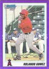 2010 Bowman Chrome Draft Picks / Prospects Purple Refractor You Pick The Card