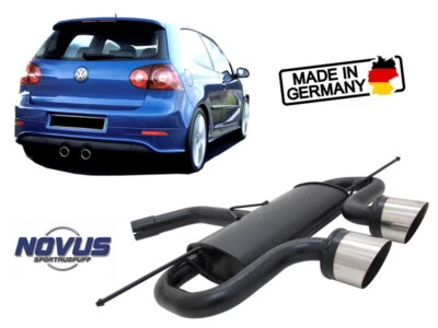 NOVUS Scarico Centrale Marmitta Sportiva Golf 5 per 1.4 1.6i 1.9 2.0 2WD Design R32