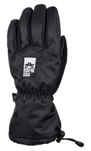 NWT ADULT ROME ASTORIA SNOWBOARD GLOVES $75 M Black Microfleece Lining - Picture 1 of 1