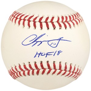 chipper jones autographed baseball