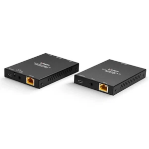 50m Cat.6 HDMI 4K60 & IR Extender with PoC & Loop Out - LINDY 38205 - Picture 1 of 2