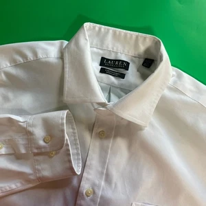 Camicia elegante Lauren Ralph Lauren tessuto elasticizzato vestibilità regolare XL - Foto 1 di 5