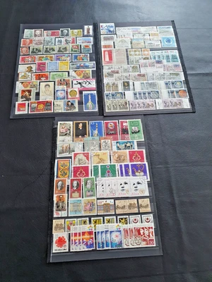 ALLEMAGNE ex DDR 1965/1990 sur 12 plaques + de 400 timbres Oblitérés, circulés - Photo 1/4