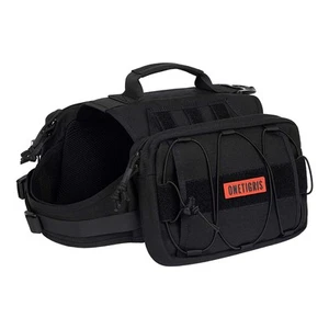 Dog Backpack for Medium & Large Dogs, Nylon Backpack for Dogs Tactical Pet Ba... - Picture 1 of 8