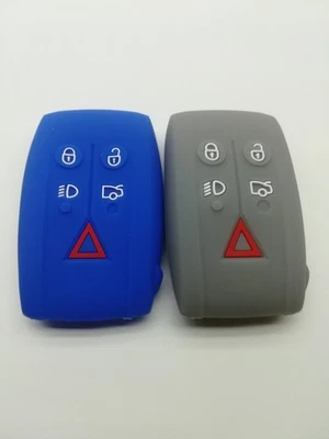 2*Cubierta de llave remota de silicona para Jaguar XF XFR XK XKR KR55WK49244 2007-2012 Foto 1 de 4