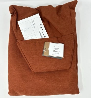Pottery Barn SUNBRELLA Umbrella Canopy 9’ Round~Replacement Canopy~Brick~NEW - Image 1 of 2