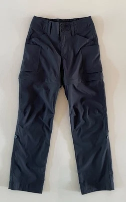 REI Co-op Convertible Cargo Pants Youth Small(8)  Navy Zip Off Hiking  Nylon - Image 1 of 4