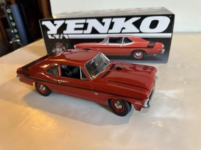 GMP  1:18 Scale 1970 Tenno Chevy Nova Car Red w/box - Image 1 of 4