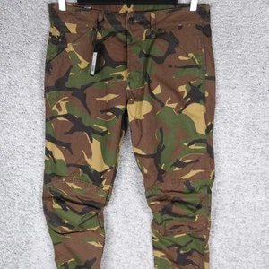 G-STAR RAW ELWOOD X25 MENS 5622 3D TAPERED W31 L32 ARMY CAMOUFLAGE PHARRELL - Picture 1 of 9