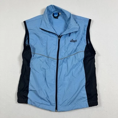 Chaleco cortavientos Asics para mujer mediano cremallera completa bolsillos con cremallera exterior Foto 1 de 4