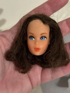 Vintage 60er Barbie Twist N Turn Marlo Flip Head Only Brunette Hong Kong - Bild 1 von 9