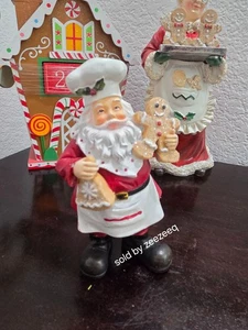 Weihnachtsbäcker Lebkuchen Weihnachtsmann Figur Tischdeko 6 Zoll - Bild 1 von 6